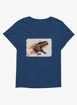 Jurassic World Dominion Tiger Roar Girls T-Shirt Plus