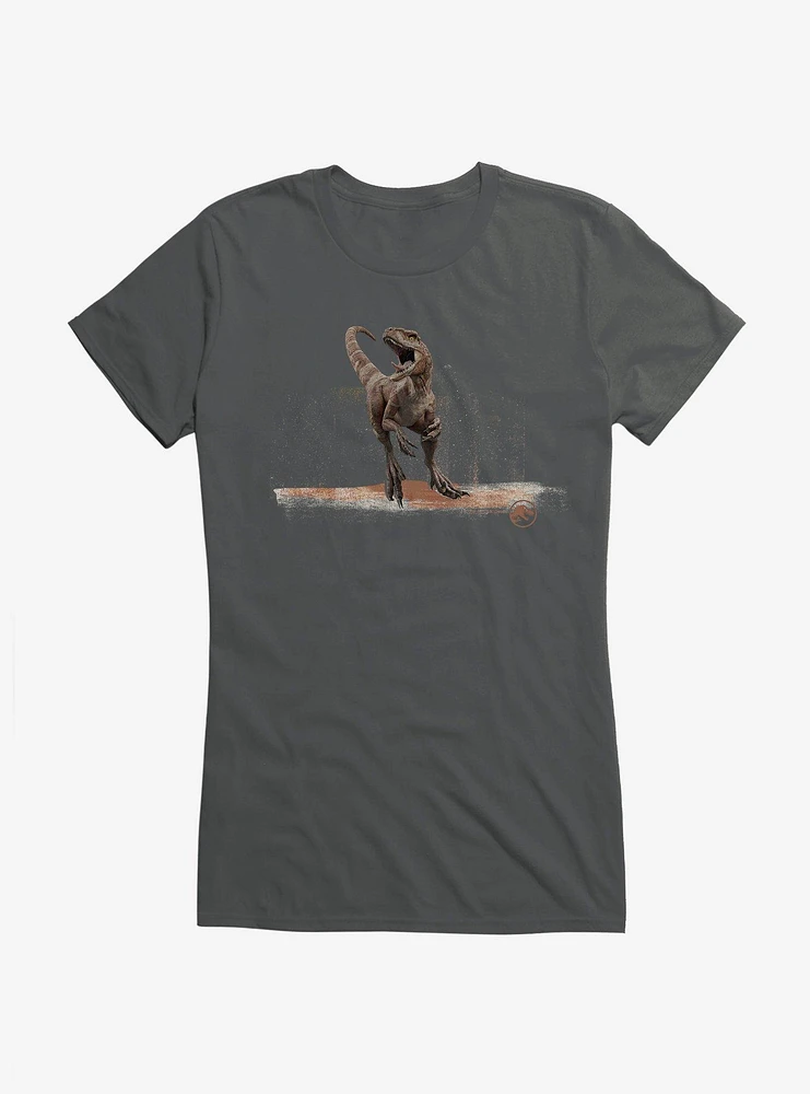 Jurassic World Dominion Atrociraptor Trouble Girls T-Shirt