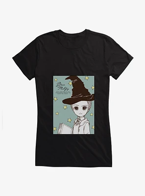 Harry Potter Stylized Draco Sketch Girls T-Shirt