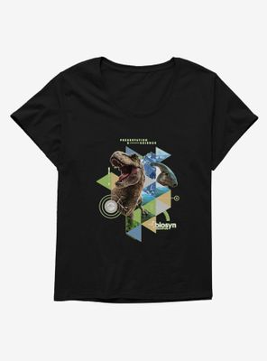 Jurassic World Dominion: BioSyn Preservation Science Womens T-Shirt Plus