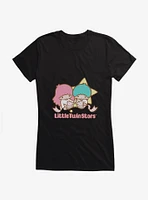 Little Twin Stars Dreamy Bow Girls T-Shirt