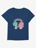Little Twin Stars Holding Hands Girls T-Shirt Plus