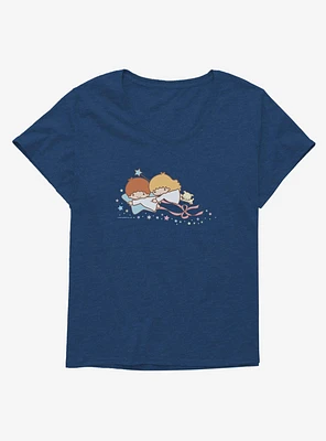 Little Twin Stars Star Trail Girls T-Shirt Plus