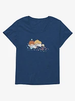 Little Twin Stars Star Trail Girls T-Shirt Plus