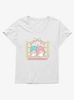 Little Twin Stars Waving Hello Girls T-Shirt Plus