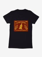 Samurai Jack My Quest Continues Flames Womens T-Shirt