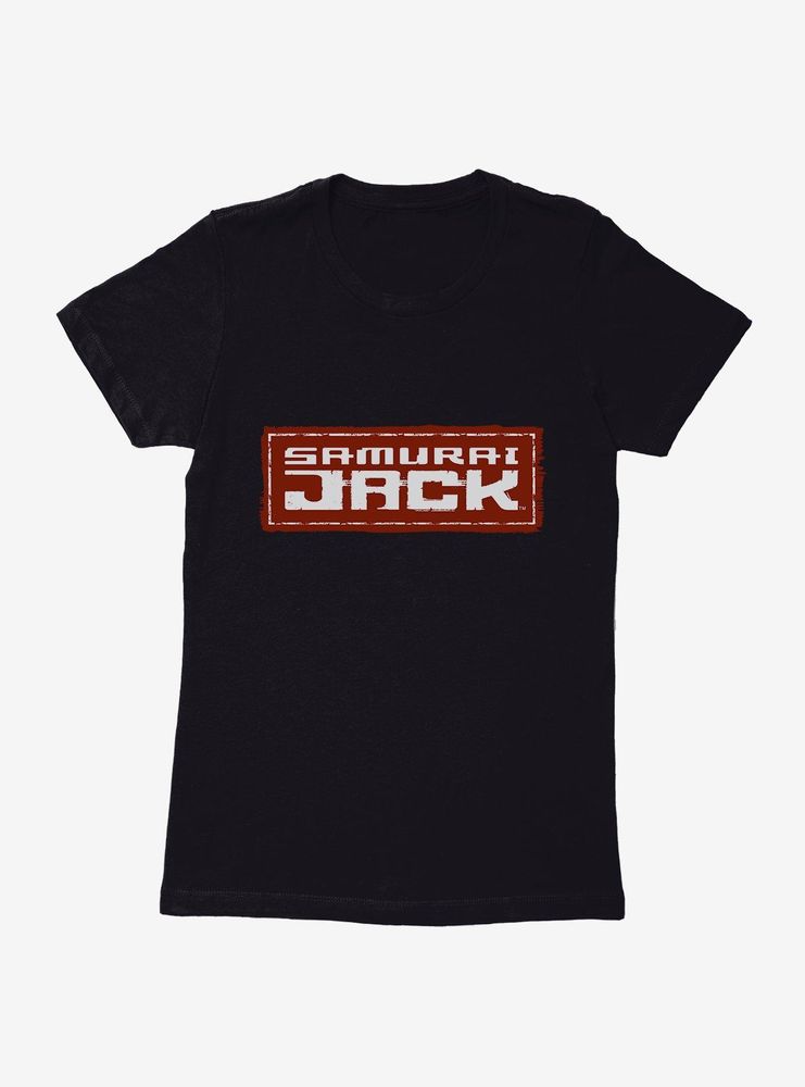 Samurai Jack Bold Script Womens T-Shirt