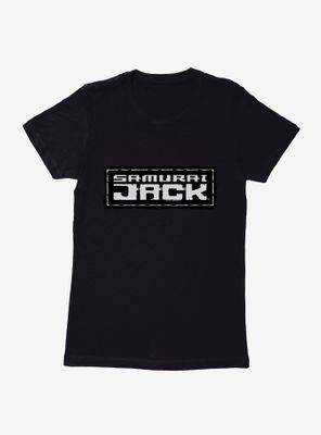 Samurai Jack Bold White Script Womens T-Shirt