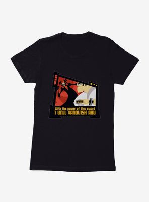 Samurai Jack Vanquish Aku Womens T-Shirt