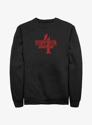 Stranger Things Season 4 Logo Sweatshirt