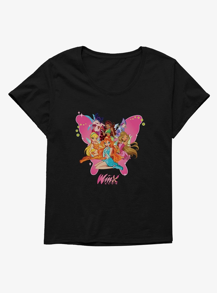 Winx Club Join The Butterfly Girls T-Shirt Plus