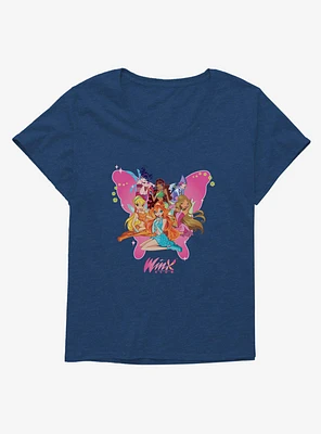 Winx Club Join The Butterfly Girls T-Shirt Plus
