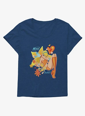 Winx Club Stella Flowers Girls T-Shirt Plus