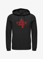 Stranger Things 4 Red Logo Hoodie