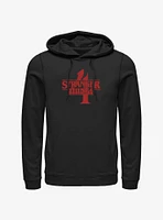 Stranger Things 4 Red Logo Hoodie