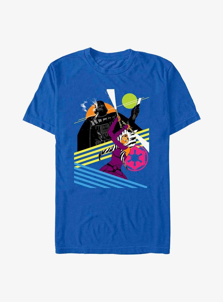 Star Wars Ahsoka And Vader Retro T-Shirt