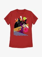 Star Wars Ahsoka And Vader Retro Womens T-Shirt