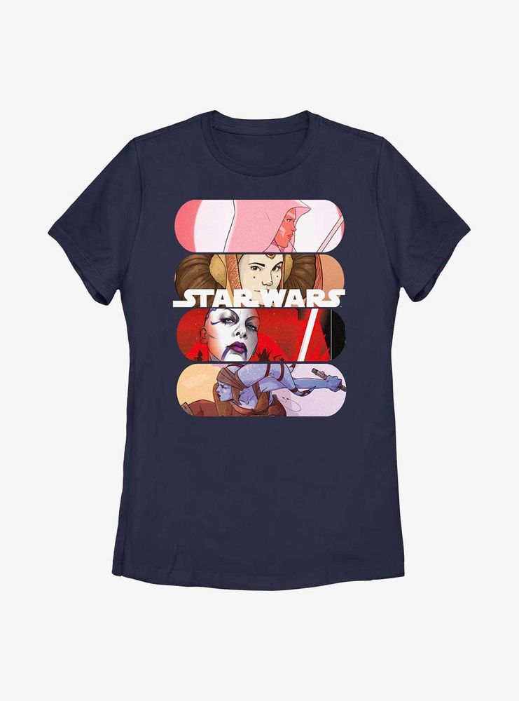 Star Wars Women Stack Womens T-Shirt