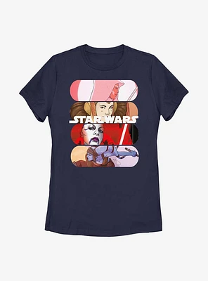 Star Wars Women Stack Womens T-Shirt
