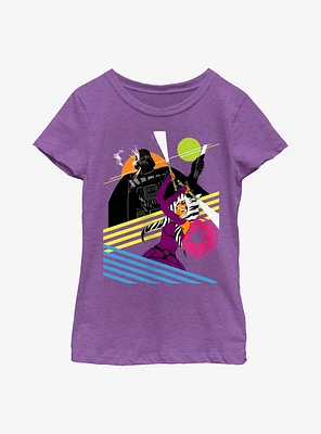 Star Wars Ahsoka And Vader Retro Youth Girls T-Shirt