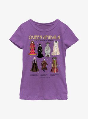 Star Wars Amidala's Gowns Youth Girls T-Shirt