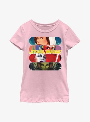 Star Wars Bubble Stack Youth Girls T-Shirt