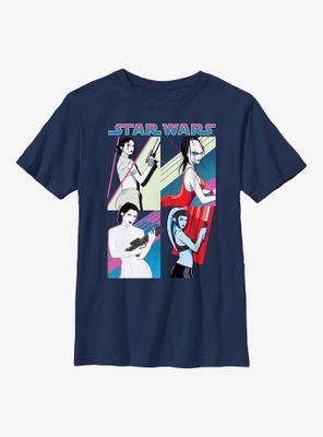 Star Wars Fiesty Fighting Females Youth T-Shirt