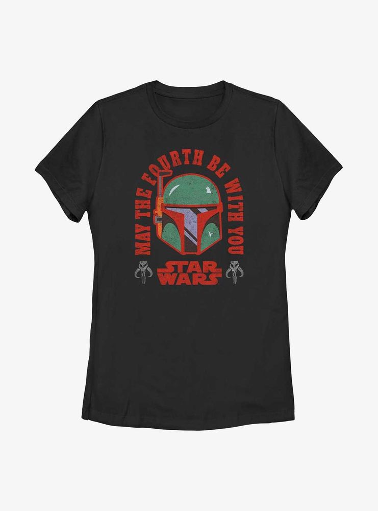 Star Wars May The Fourth Boba Fett Womens T-Shirt