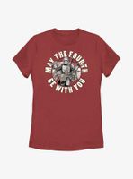 Star Wars The Mandalorian May Fourth Be With You Womens T-Shirt