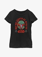 Star Wars May The Fourth Boba Fett Youth Girls T-Shirt