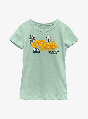 Star Wars The Mandalorian Ahsoka Child May Fourth Youth Girls T-Shirt
