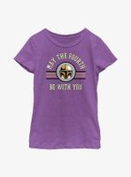 Star Wars The Mandalorian May Fourth Collegiate Youth Girls T-Shirt