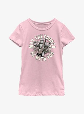 Star Wars The Mandalorian May Fourth Be With You Youth Girls T-Shirt