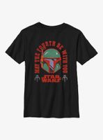 Star Wars May The Fourth Boba Fett Youth T-Shirt