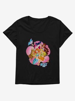 Winx Club Join The Flowers Womens T-Shirt Plus