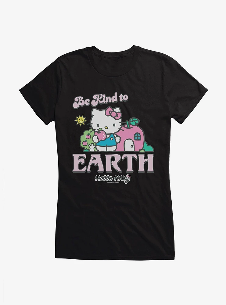 Hello Kitty Be Kind To The Earth Girls T-Shirt