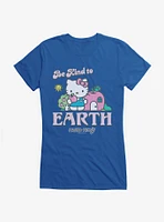 Hello Kitty Be Kind To The Earth Girls T-Shirt
