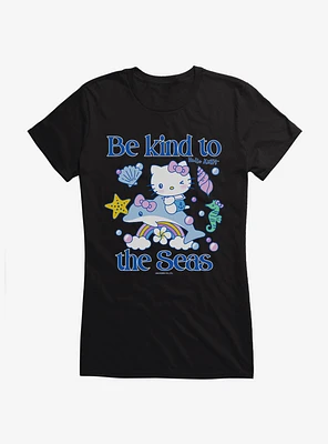 Hello Kitty Be Kind To The Seas Girls T-Shirt