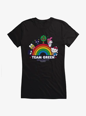 Hello Kitty & Friends Earth Day Team Green Girls T-Shirt