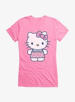 Hello Kitty Kawaii Vacation Ruffles Outfit Girls T-Shirt