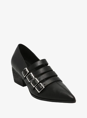 Strange Cvlt Black Coven Heels