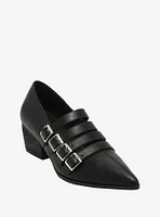 Strange Cvlt Black Coven Heels