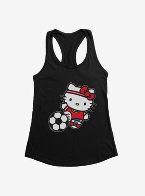 Hello Kitty Soccer Kick Womens Tank Top
