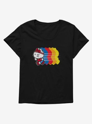 Hello Kitty Color Sprint Womens T-Shirt Plus