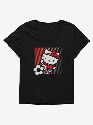 Hello Kitty Soccer Speed Womens T-Shirt Plus