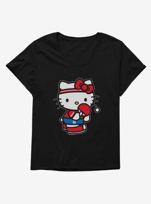 Hello Kitty Table Tennis Womens T-Shirt Plus