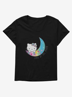 Hello Kitty Love By The Moon Womens T-Shirt Plus
