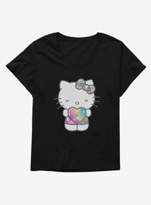 Hello Kitty Starshine Heart Womens T-Shirt Plus