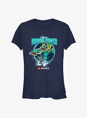 Lego Ninjago Aqua Dragon Power Girls T-Shirt