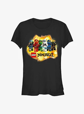 Lego Ninjago Ninja Explosion Girls T-Shirt